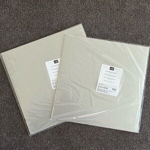 Stampin' Up! GALVANIZED METALLIC Specialty Paper Sheets 12"x12" Lot Of 2 NWT